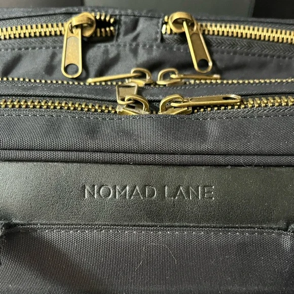 Nomad Lane Black Bento Bag Travel Carry On Personal Item Duffle Weekend - Picture 5 of 16